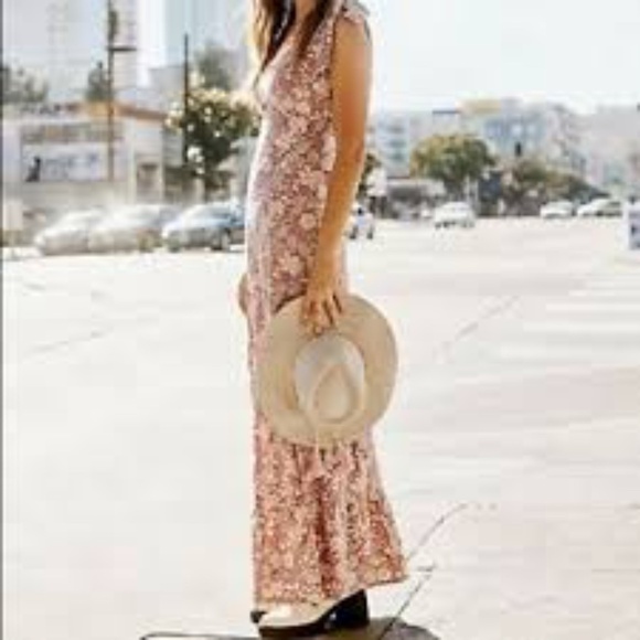 Free People In the Fields Floral Maxi Dress - Picture 1 of 10